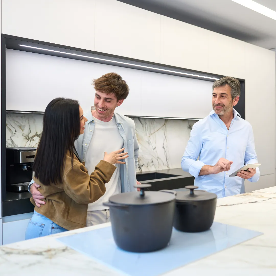 Open-Plan Island Kitchen